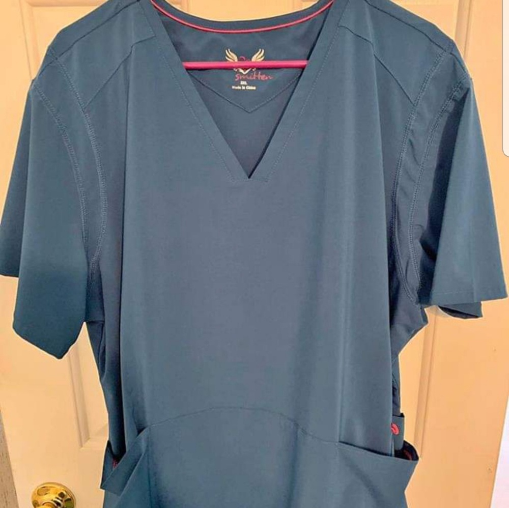 Teal scrubs size 3x